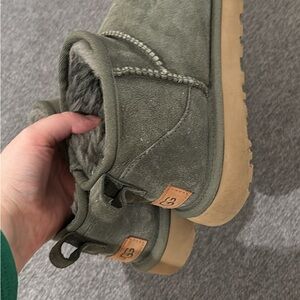 UGG Green Suede Boots